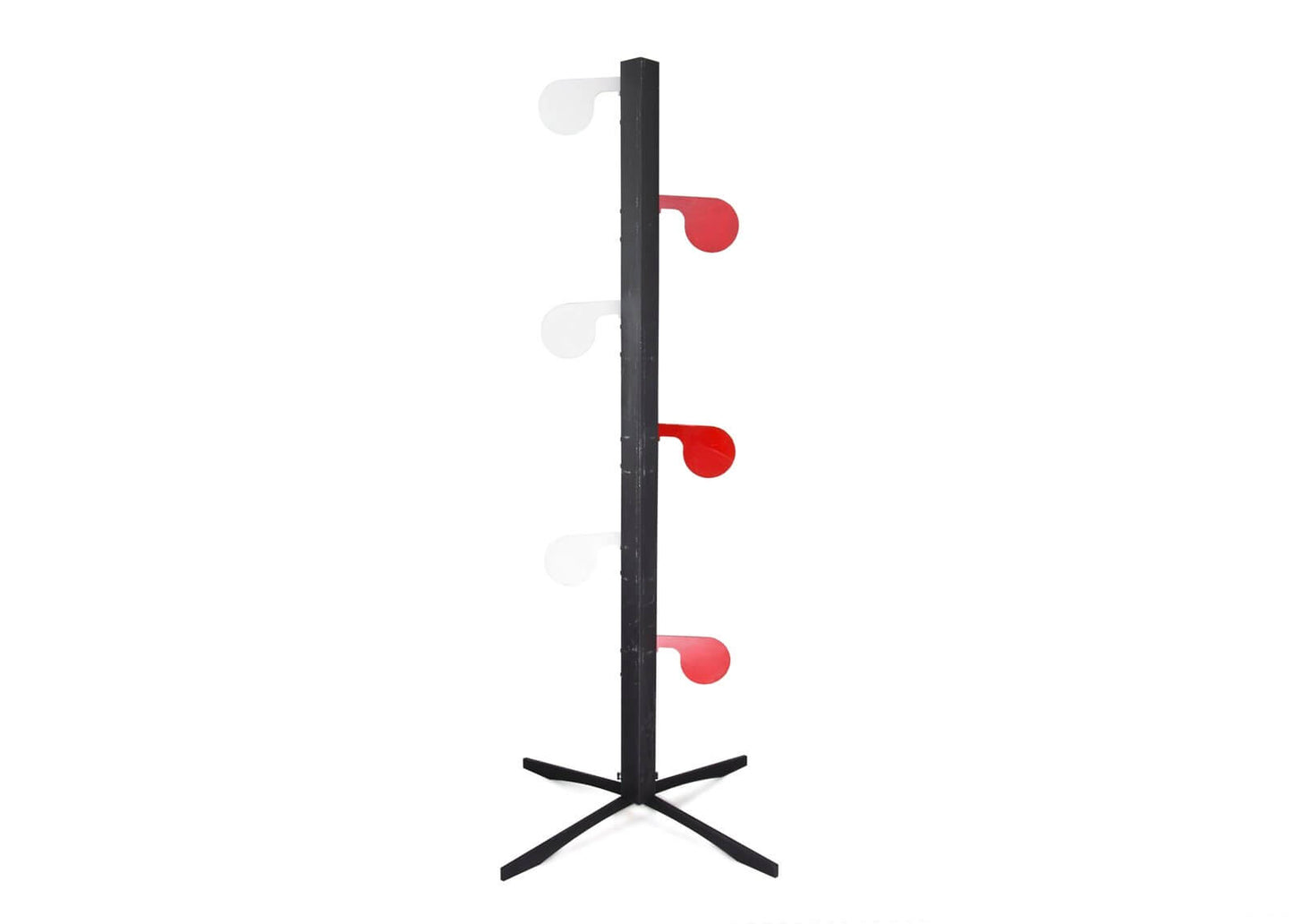 Duel Tree – kovový střelecký terč pro pistole, pušky a brokovnice s možností rychlého resetu cílů.