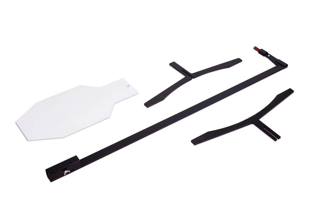 MTS TAC Rukojmí – rychlá montáž a ploché díly pro snadnou přepravu.