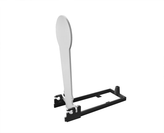 MTS Mini Popper PRO – dynamický ocelový terč pro IPSC/IDPA s padací nebo pevnou polohou, připravený pro doplňky.