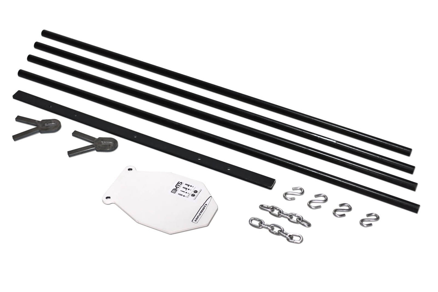 Složený MTS Scaffold Kit 180 připravený k přepravě v automobilu