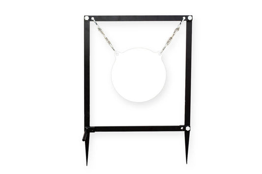 MTS Gong – ocelový střelecký terč s řetězem, bezpečné sklápění po zásahu, vhodný pro pistole, pušky a brokovnice.